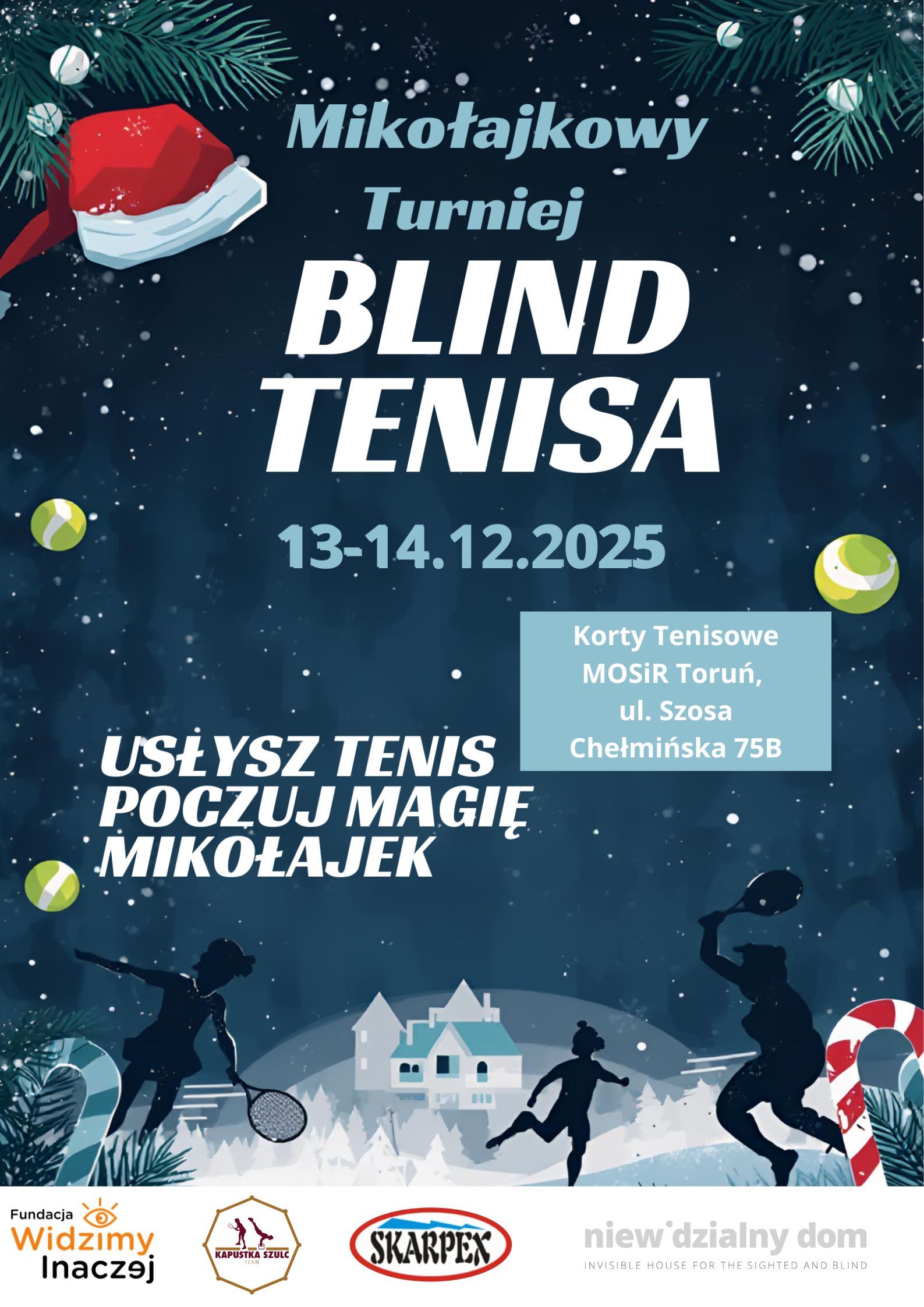 Mikołajkowy Turniej Blind Tenisa