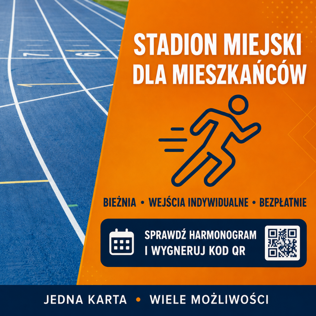 Stadion Miejski dla mieszkańców. Jak korzystać z bieżni