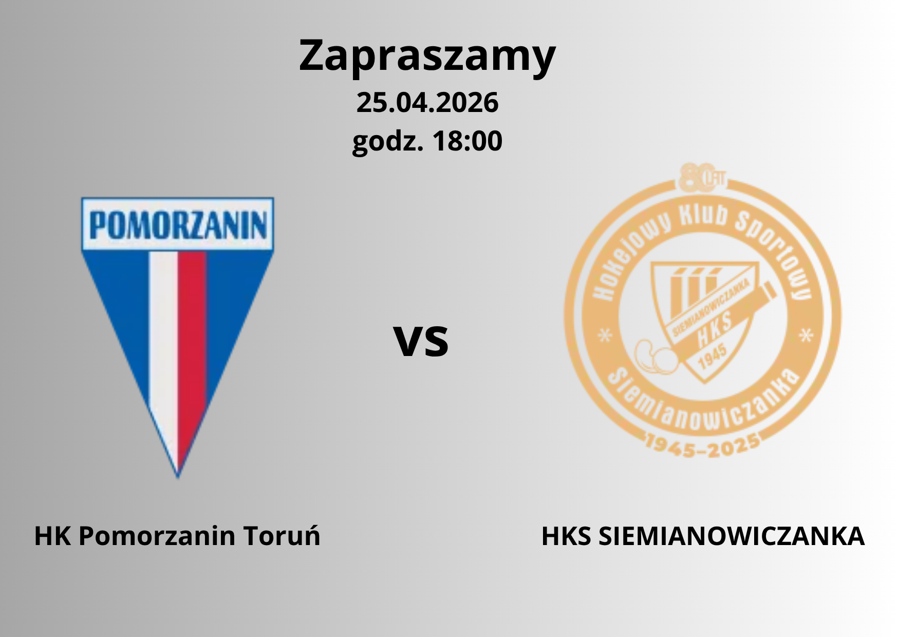 HK Pomorzanin Toruń vs HKS Siemianowiczanka