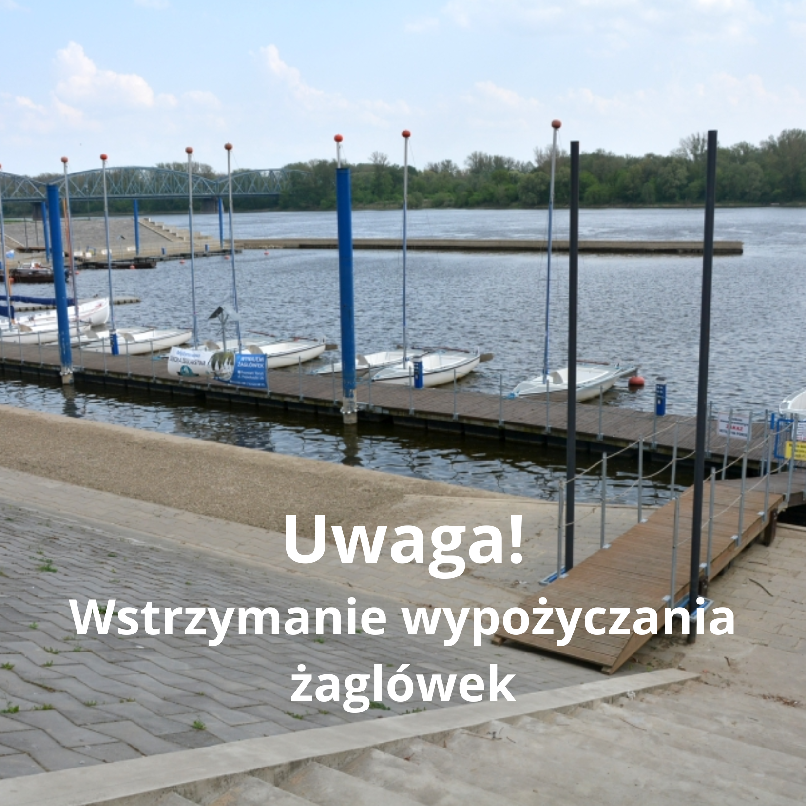 Wstrzymanie wypożyczania żaglówek