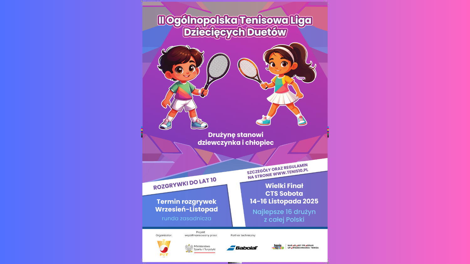 II Ogólnopolska Tenisowa Liga Dziecięcych Duetów